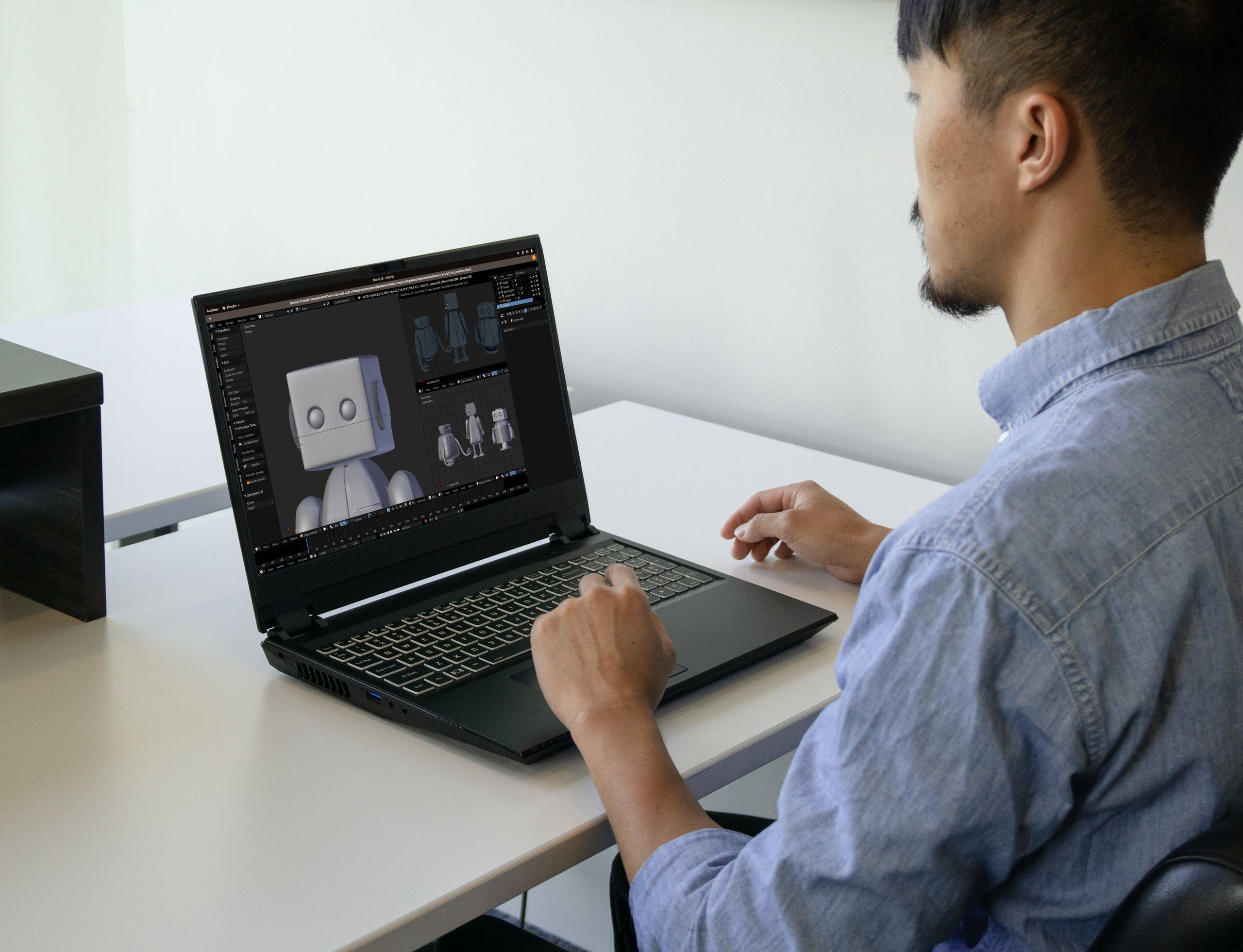 NVIDIA graphics take on heavy workloads with ease, while Intel graphics conserve battery for everyday usage.