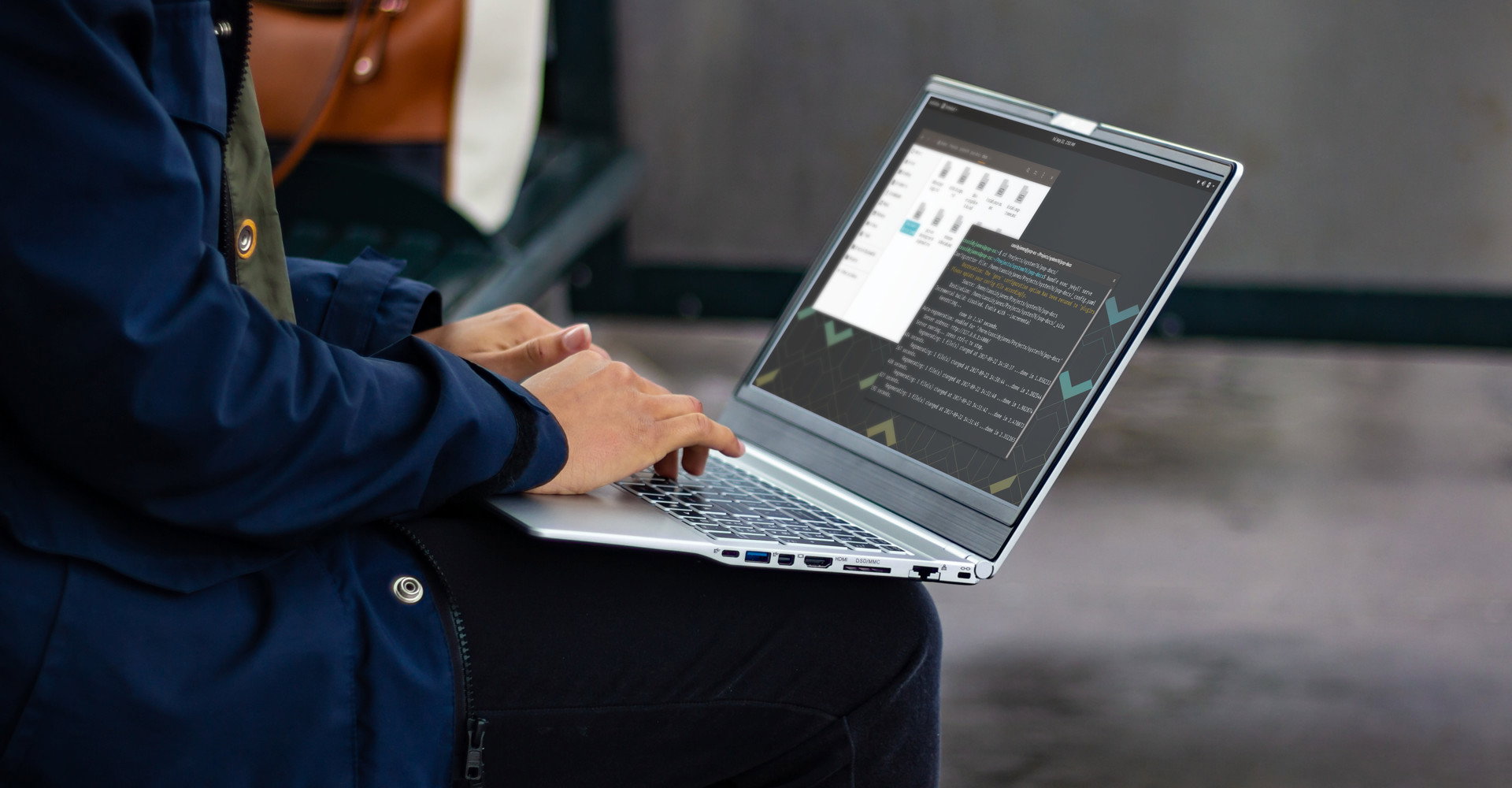 Tactile feedback provides the feel of mechanical keys within a chiclet design.