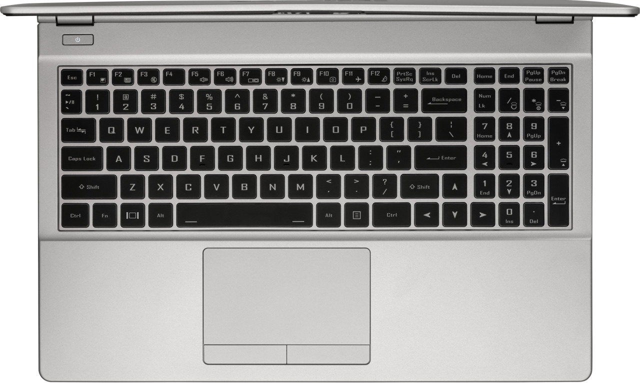 Keyboard view for Darter Pro