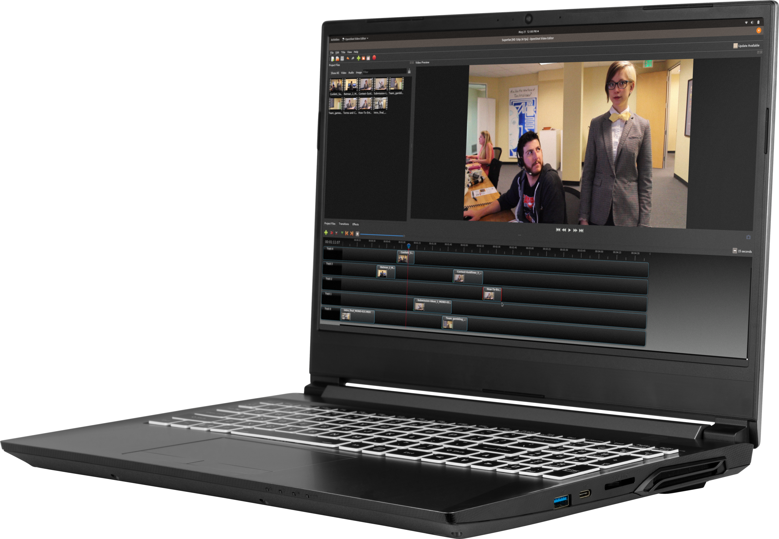 Drive your creative endeavors with high-performance NVIDIA graphics.