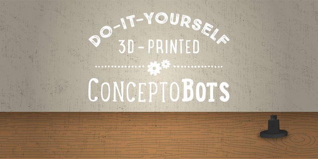 Do-It-Yourself 3D-Printed ConceptoBots
