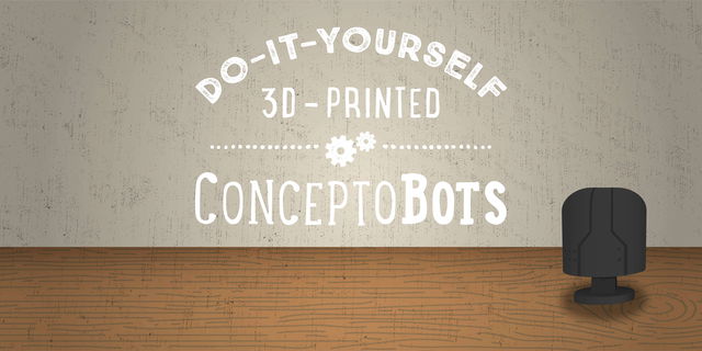 Do-It-Yourself 3D-Printed ConceptoBots