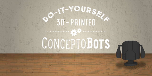 Do-It-Yourself 3D-Printed ConceptoBots